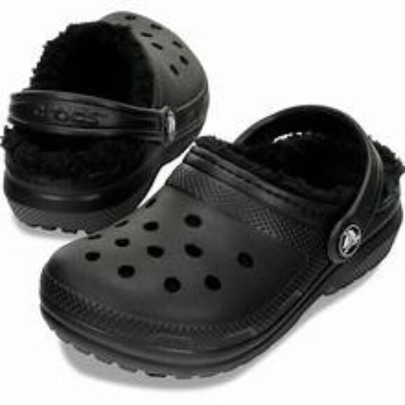 CROCS Other - Men's Crocs Classic Lined Clogs - Black - 12 - NWT